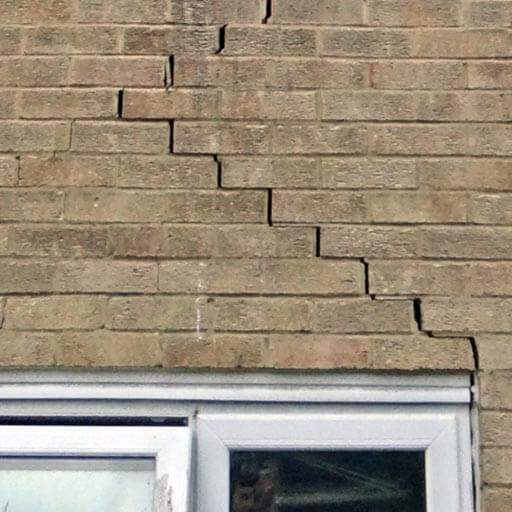 Damp proofing - cracks in walls